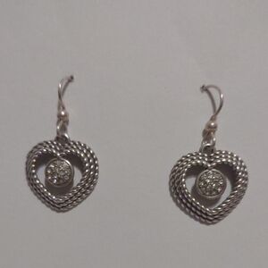 Brighton Portuguese Heart French Wire Earrings